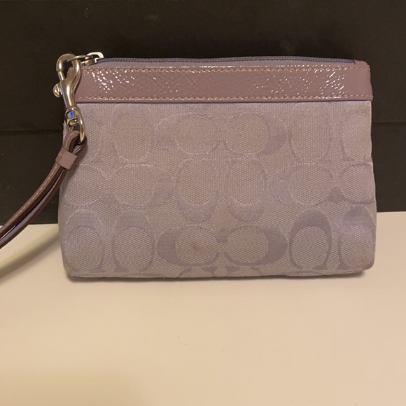 Purple Coach Wristlet - Picture 6 of 8